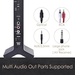 Avantree HT280 Casque sans Fil TV avec Station de Charge Emetteur RF 2.4G, Prise Optique numérique, Casque à Volume élevé Idéal pour Personnes âgées et malentendants, portée de 30m sans Latence - Les Beatles, Paul McCartney, John Lennon, RIngo Starr, George Harrison Avantree HT280 Casque sans Fil TV avec Station de Charge Emetteur RF 2.4G, Prise Optique numérique, Casque à Volume élevé Idéal pour Personnes âgées et malentendants, portée de 30m sans Latence – Image 5