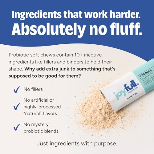 Joyfull Probiotic Powder for Dogs - 30 Single Serve Sachets - Image 4