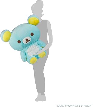 Rilakkuma San-X Original Long Pile Sherbet Series Jumbo Plush - Blue