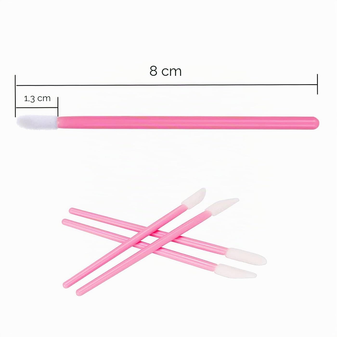 200 Pezzi Monouso Pennelli Labbra, Spazzole per Rossetto Usa e Getta,Lip Gloss Applicatore Bacchette Pennello