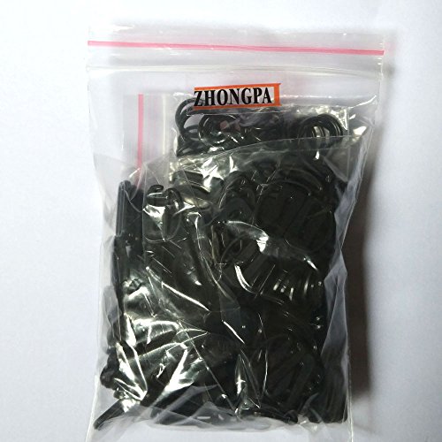 300 Pcs / Lot Nylon Plastic Lingerie Adjustment Strap Sewing Clips Clasp Hooks For Bra Strp Black Color #TOP1