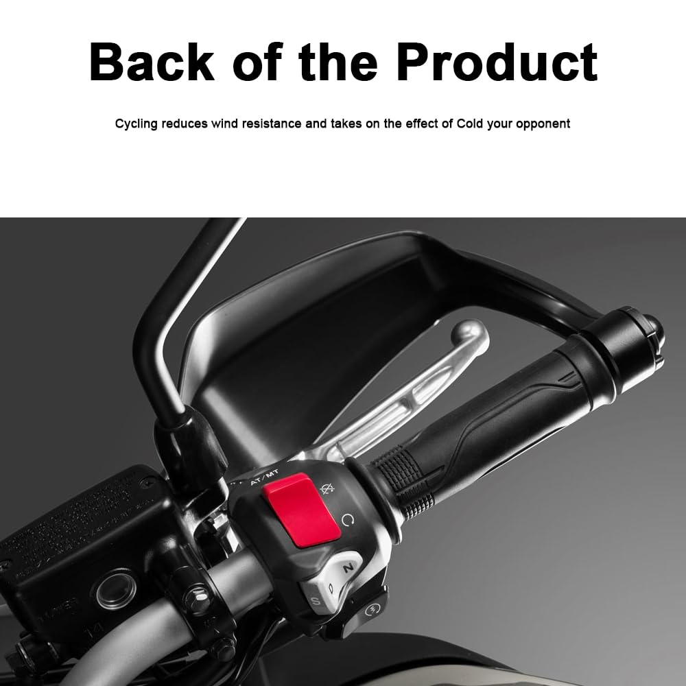 Copertura protettiva paramani per Honda VFR 1200 X VFR1200X Crosstourer 1200X Prolunghe paramani (Grigio Fumo)