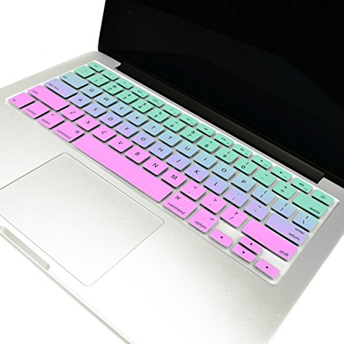 TOP CASE - Faded Ombre Series Keyboard Cover Skin Compatible with MacBook 13