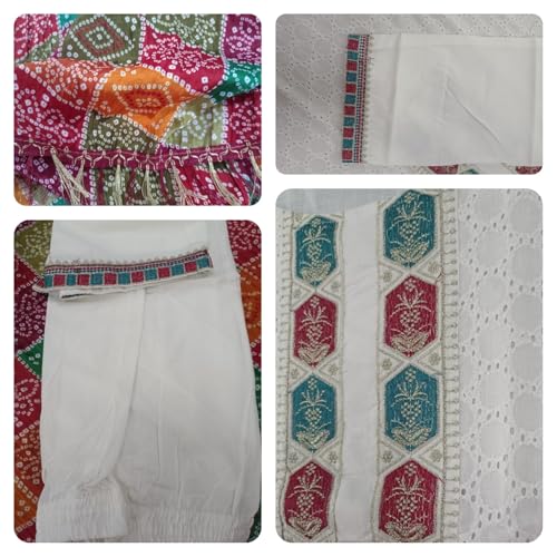 Image of Leriya Fashion Kurta Set with Dupatta for Women | Ethnic Kurti Set for Woman 3 /4 Sleeve | Round Neck Embroidery Kurta Sets for Woman Daily Outfit | Traditional Straight Kurti Set for Office Outfit
