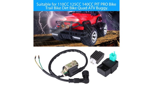 Módulo De Unidad CDI De Encendido De 5 Pines Apto Para 110CC 125CC 140cc Pit Pro Trail Dirt Quad Bike Atv Rojo