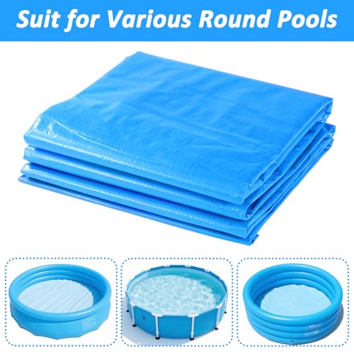 Cobertor redondo inflable para piscina 6 pies miniatura 5