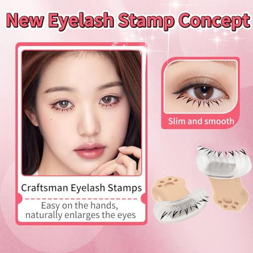 Selo de cílios inferiores - Silicone para carimbo de cílios inferiores 2 unidades,Aplicadores de maq