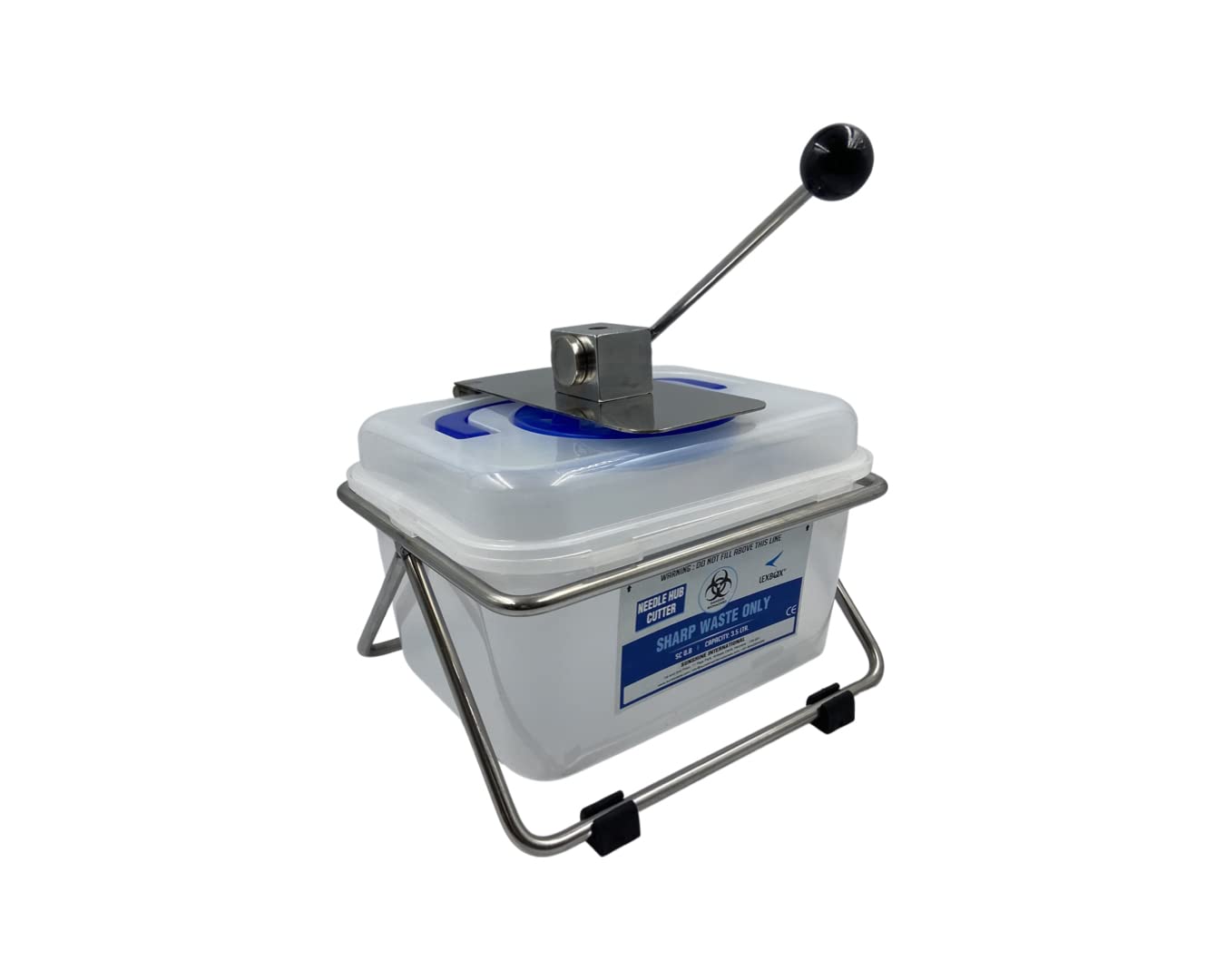 Lexbax Needle cutter Cum Syringe Hub Destroyer injection cutter 3.5