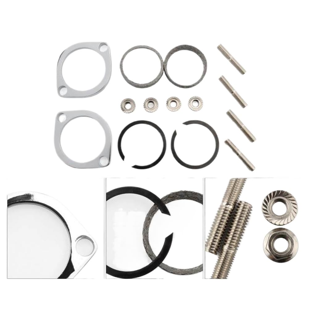 Flange Gasket Seal Installation Kit Compatible with Big Twin 1984 2017 FXD FXDWG Models 1991 2017
