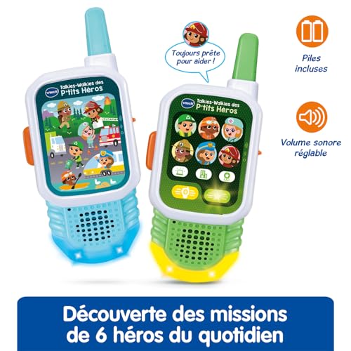 Paire de 2 Talkie Walkie Vtech Des P'tits Héros - vue 4