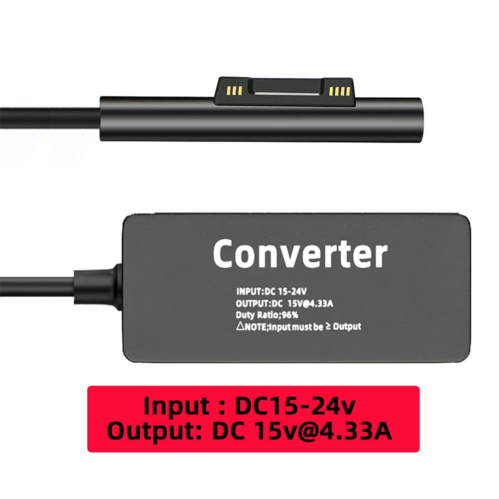 Cablecc 65W 20V 15V-24V DC 4.5x3.0mm Jack to Surface Pro3 Pro4 Pro5 Pro6 Pro7 Pro8 Pro9 Book Pro Charge Cable - Image 3