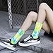DREAM SLIM A Collection of Funny Novelty Fashion Colorful Cool Crazy Skateboard Tie Dye Crew Dress Socks 3 Pack