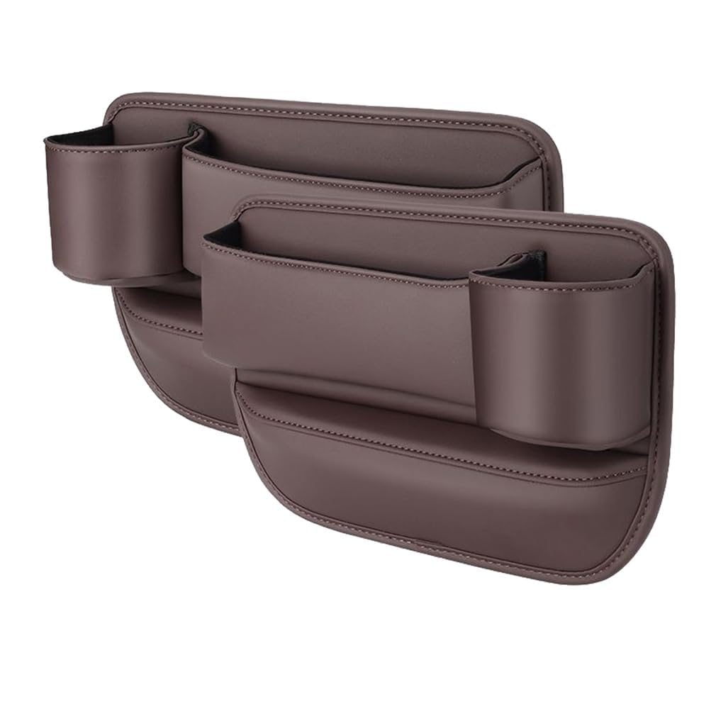 YDSTNiu 2 Pcs Car Seat Gap Filler for Mitsubishi RVR, Console Organiser Box Side Storage Pocket Catcher Holder Crevice Bin Auto Slit Case Caddy,B