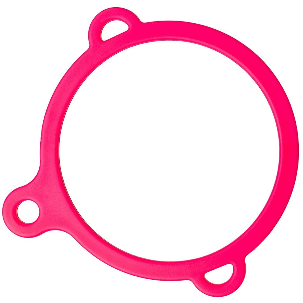 Paracord Planet Water Bottle Ring – 3 Hole Safety Ring for Creating Slings, Holder, or Handle – Use with Paracord – Hot Pink (50 Rings) — image 1