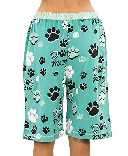 Lazy One Women's Bermuda Shorts with Elastic Waistband and Scoop Pockets, Animal Designs, XS-XL2