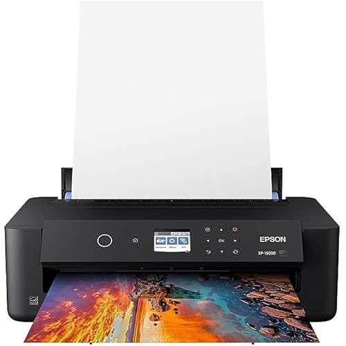 Epson Expression Photo HD XP-15000 Wireless Color Wide-Format Printer, Amazon Dash Replenishment Ready, Black, Large