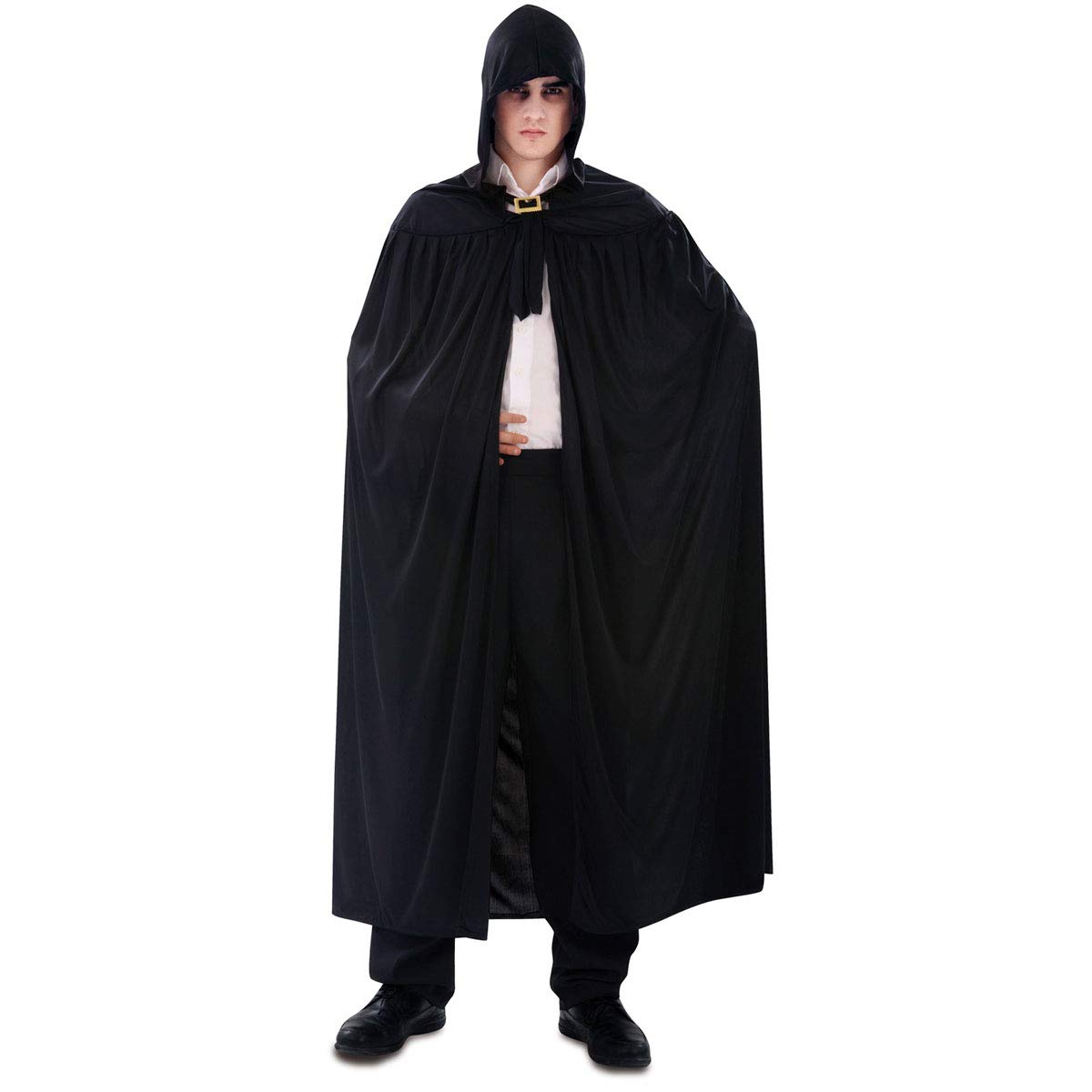 Viving Costumes Cape with Black Knitwear Hood