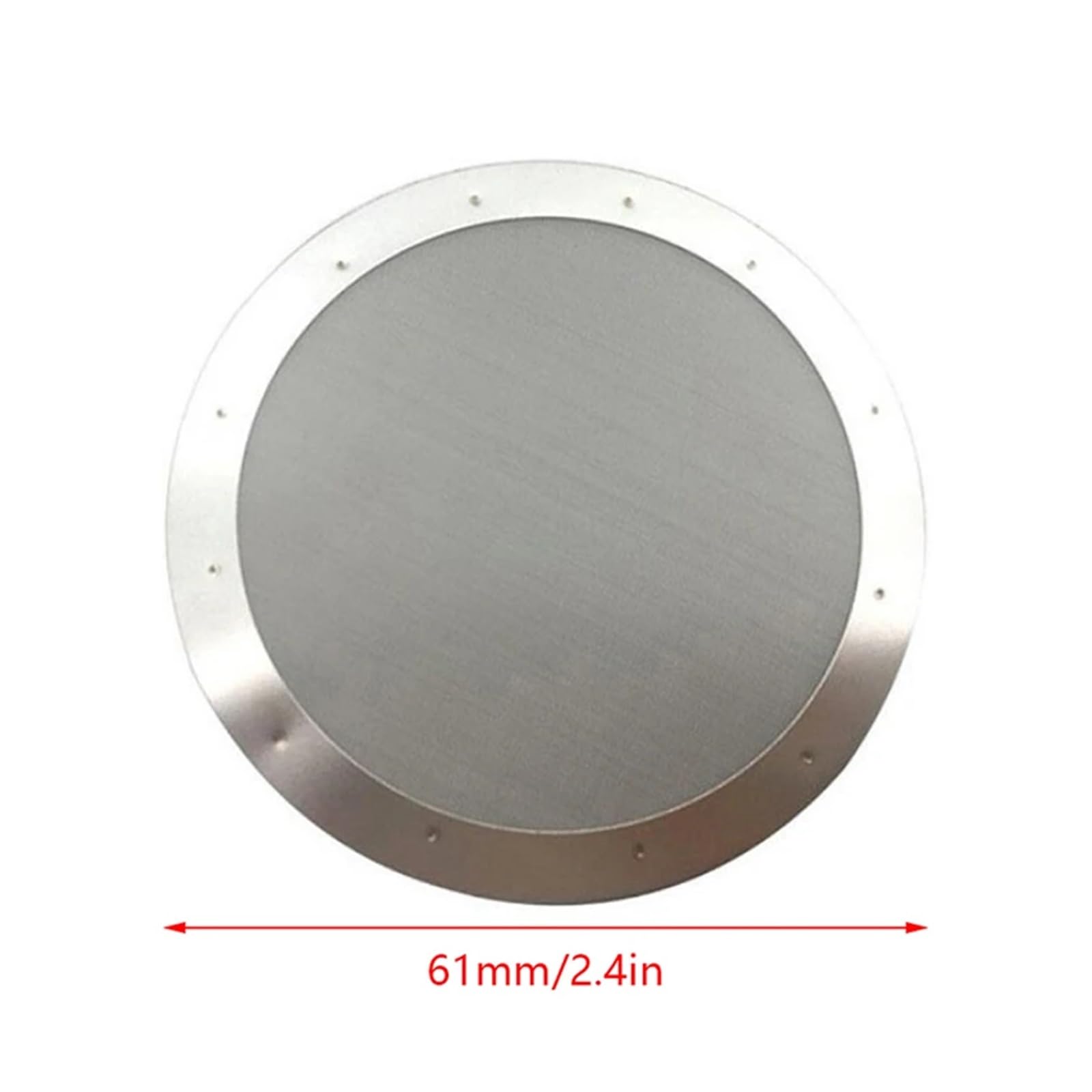 Filtr do kawy przelewowej, Filtr do kawy ze stali nierdzewnej, zestaw 2 szt., czarny, 61 mm