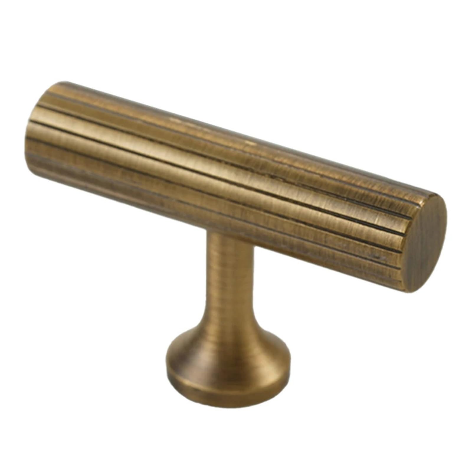 Ruwlfe One Color 2Pcs Solid Brass Drawer Pull Handles Antique Features Look In Bedroom And Kitchen Furniture For Internal Wooden Doors(96Mm)