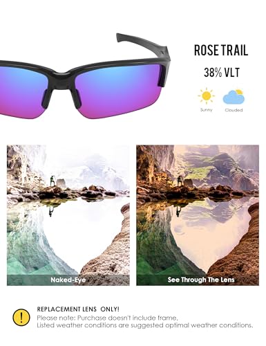 Image of BLAZERBUCK Polarized Replacement Lenses for Oakley Flak Beta OO9363 /Flak Beta Asian Fit OO9372 Sunglass