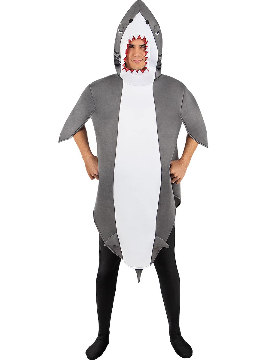 Funidelia | Haaienkostuum voor meisjes en jongens Dieren, Vissen, Zee, Oceaan - Kostuum voor kinderen Accessoire verkleedkleding en rekwisieten voor Halloween, carnaval & feesten - Maat 10-12 jaar Funidelia | Haaienkostuum voor meisjes en jongens Dieren, Vissen, Zee, Oceaan - Kostuum voor kinderen Accessoire verkleedkleding en rekwisieten voor Halloween, carnaval & feesten - Maat 10-12 jaar