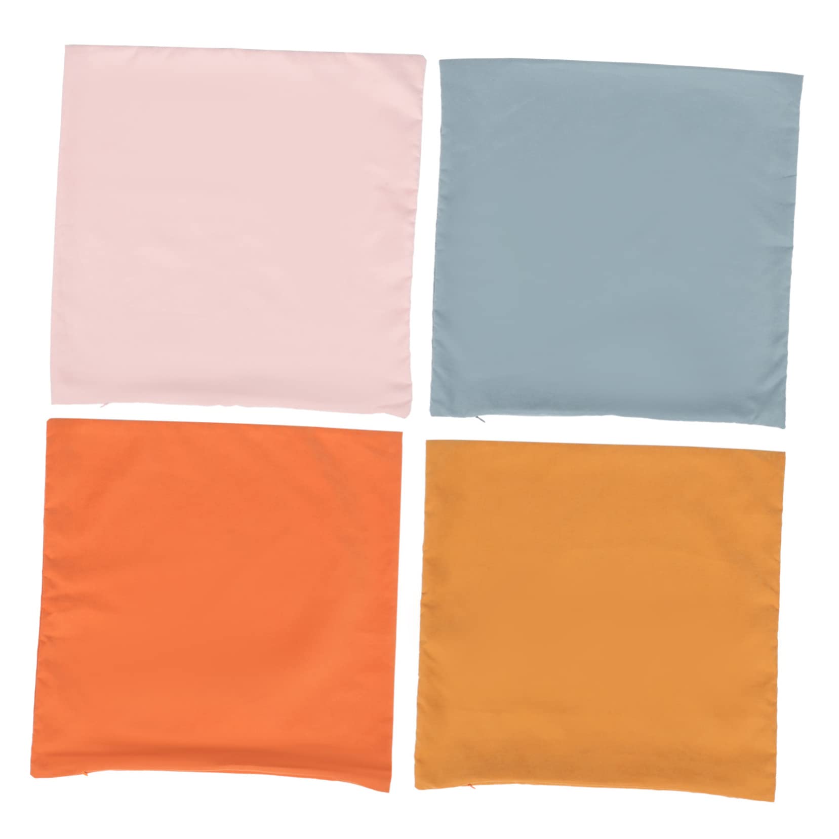 Housse de coussin simple brume pour canapé profond lot de 4 pièces déco salon