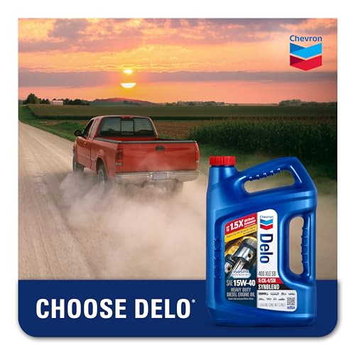 Delo 400 XLE Heavy Duty Synblend Diesel Engine Oil 15W-40, 1 Gallon, Pack of 1