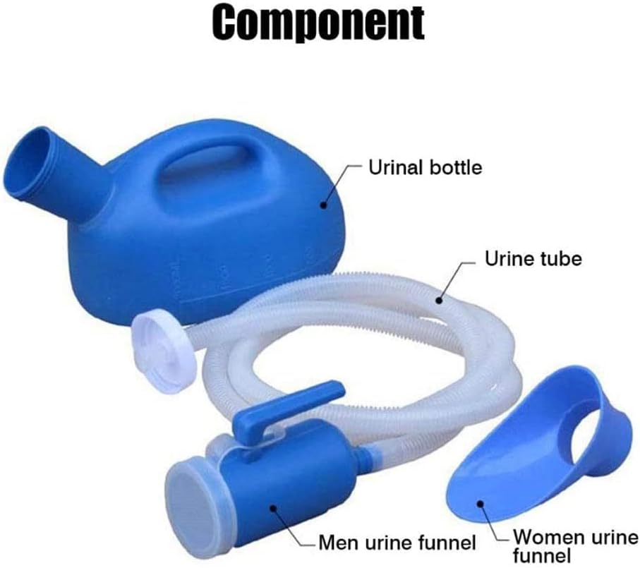 Urinals for Men Women, Portable Urinal for Men, 2000ML Pee Bottles for