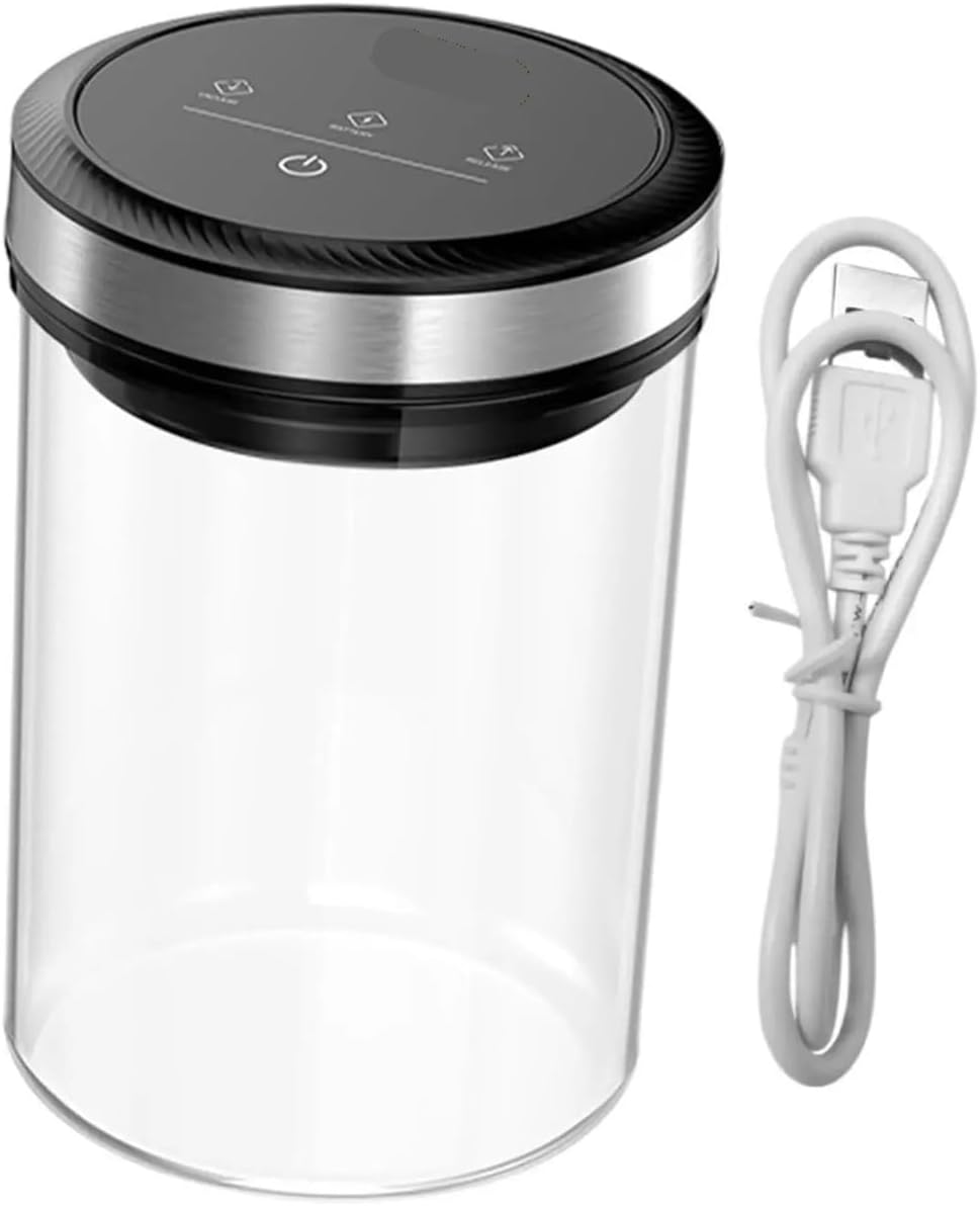 Recipiente de Café al Vacío Apilable - Almacenamiento de Alimentos
