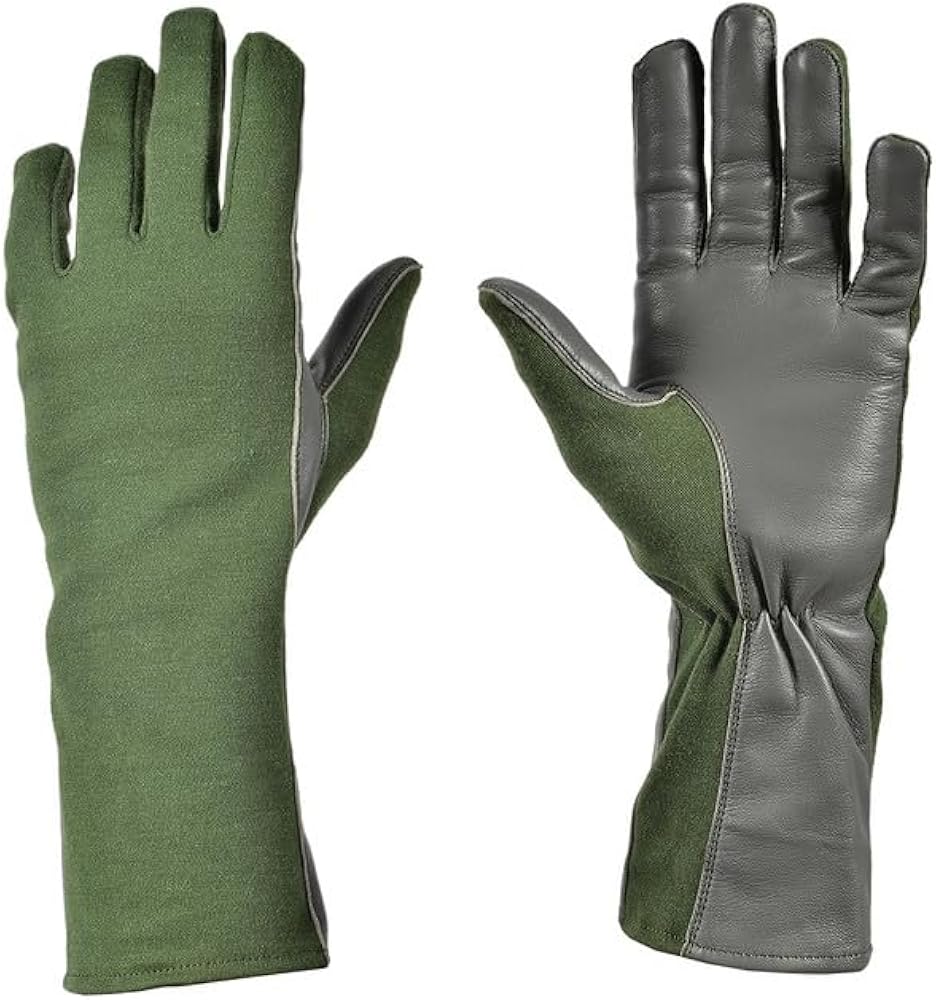 Nomex Military Flight Gloves - Best Leather Aviator and Pilot