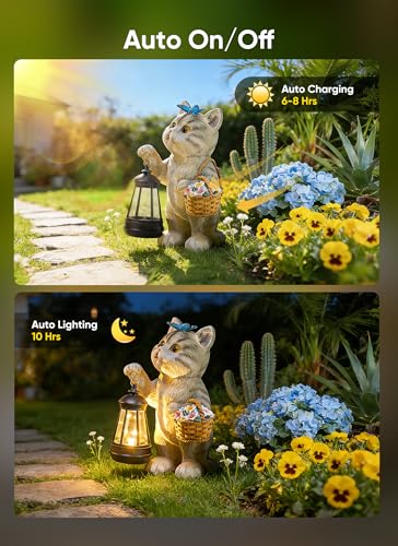 38% Off Brightown Solar Cat Garden Decor - Image 6