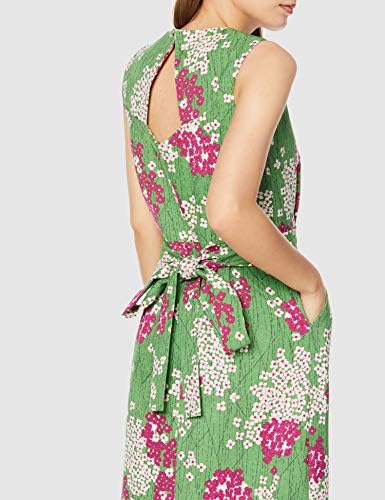 Amazon Co Jp リリーブラウン 紫陽花柄iラインワンピース Lwfo95 レディース Grn 日本 0 日本サイズ7 号相当 服 ファッション小物