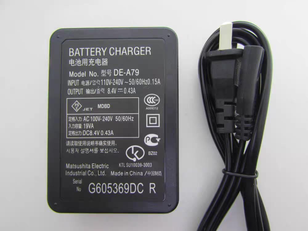 DE-A79 Camera Battery Charger for Panasonic： LUMIX DMC-FZ2000 DMC-FZ2500 DMC-FZH1 DMC-GH2H DMC-GH2K Leica Q TYP116 TYP114 TYP112 DMW-BLC12 DMW-BLC12E DMC-GH2GK G5 G6 V-LUX4 Charger Power Supply