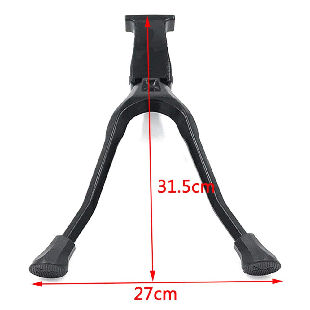Regulowana podpórka rowerowa z antypoślizgowymi gumowymi nóżkami, antypoślizgowe podwójne nogi ze stopu aluminium Mocowany centralnie Uchwyt na podpórkę rowerową MTB Aluminiowa boczna tylna podpórka A