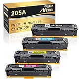 hp color laserjet cp1215 toner schwarz Enthält: 4 Packungen Tonerkartuschen Kompatibel mit HP 205A CF530A CF531A CF532A CF533A Schwarz Cyan Gelb Magenta