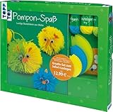 Kreativ-Set Pompon-Spaß: Buch mit Grundanleitungen und Bastelideen und Material für 3 Pomponmonster: 3 Pomponmaker, 30g Bastelgarn in 3 Farben, Wackelaugen und Bastelfilz (Buch plus Material)