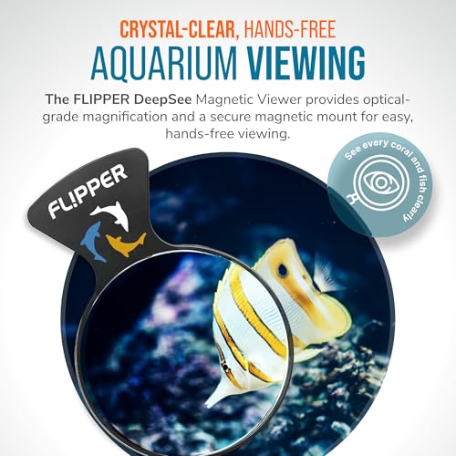 Flipper DeepSee Visor magnético para Acuario – Lupa para pecera de 5 Pulgadas - imagen 7
