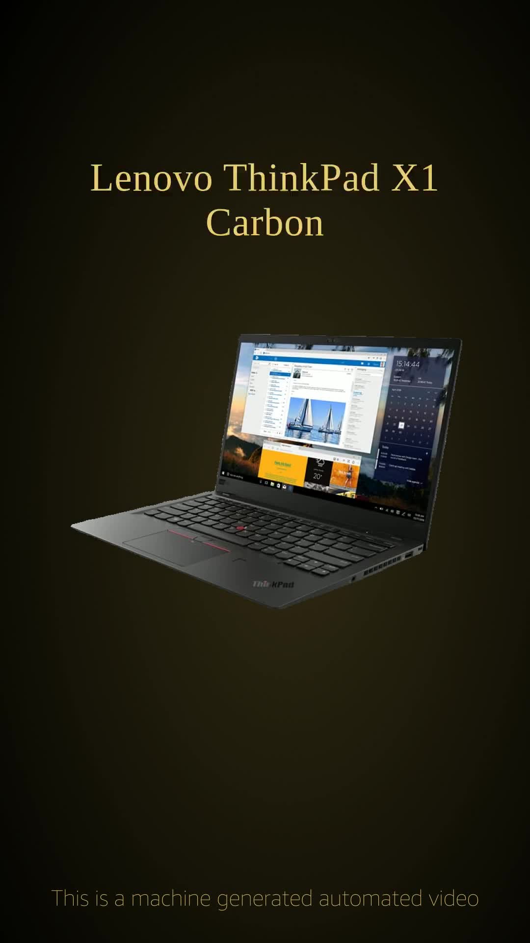 Refurbished) Lenovo ThinkPad X1 Carbon 8th Gen Intel Core i7