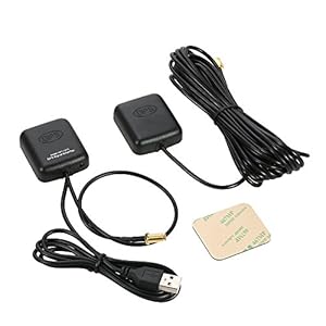 HUIOP Gps Signal Antenna Amplifier,Car GPS Signal Antenna Amplifier Booster for Car GPS Receiver Transmiter Navigation