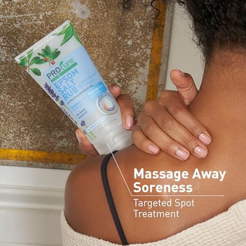 Image of PROcure Epsom Salt Rub Gel - Concentrated Aloe Vera & Essential Oils, 3pk