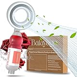 Bafayago Filtered Aromatherapy Handheld Shower Head for Hard Water - High Pressure Filter to Remove Impurities - Clinically Proven for Healthier...