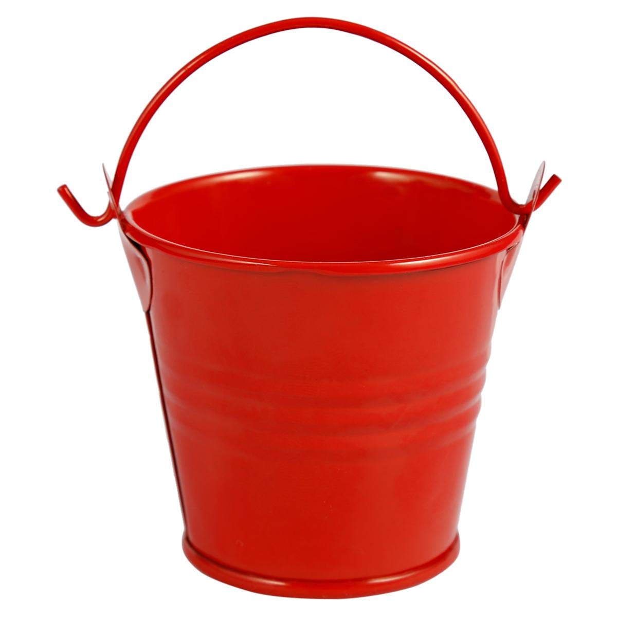 Flower Mill Metal Red Small Bucket
