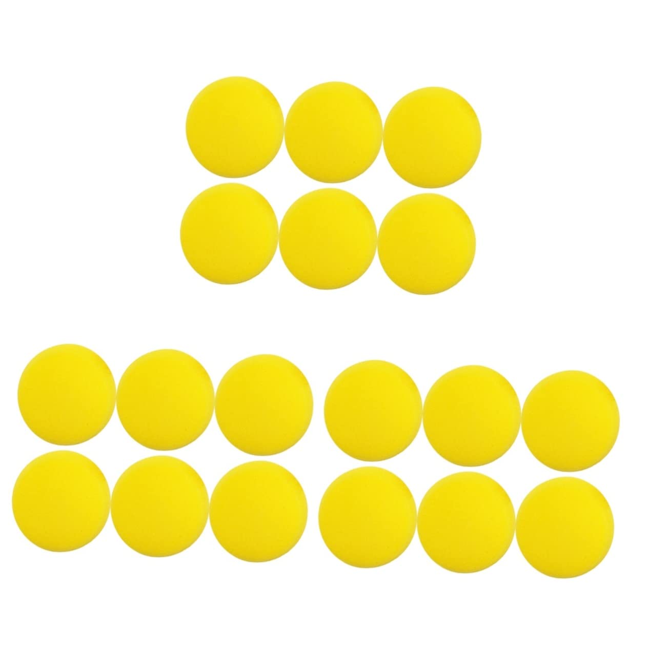 Housoutil 3sets 6pcs Round Sponge Brush Set for Painting Lightweight DIY Tools for Creative Drawing Durable and Convenient Sponges for Home Use Present for Young Artists 6pcs*3