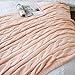 Battilo Blush Cable Knit Throw Blankets for Couch Bed Sofa, Acrylic Knitted Blanket, Soft Cozy Throw Blanket, 50