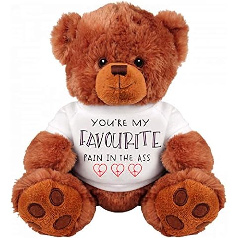 You are My Favourite | Romantic | Unique Gift | Girl Friend | Boy Friend | Large 13" Bear Animated Stuffed Animal Plush Toy | I Love You Bear Cover