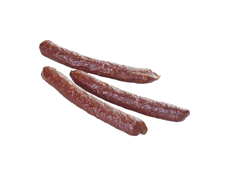 Almgourmet - Tiroler Rehwurzn - 12 Stück - 400g - Rohwurstspezialität mit Rehfleisch - lange Haltbarkeit