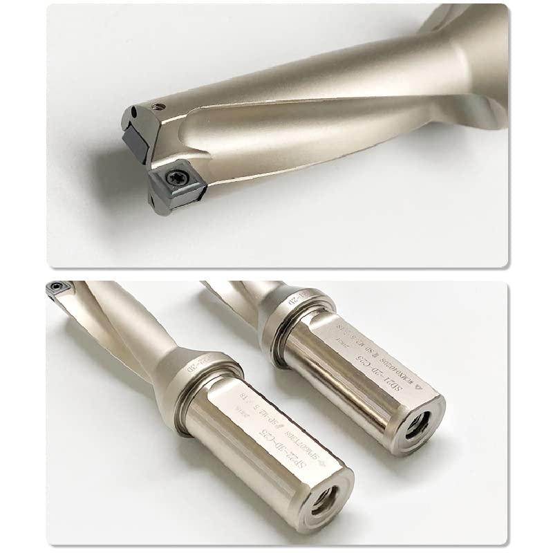 punta da trapano Foratura violenta 2D SP WC 30,5 mm 31 32 33 34 35 mm Fondo piatto Raffreddamento interno Trapano rapido utilizzare inserti in metallo duro WCMX SPMG set di punte da trapano ( Size : 3