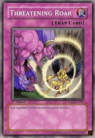 Yu-Gi-Oh! - Threatening Roar (5DS1-EN031) - Baraja de inicio 5Ds - Edición ilimitada - Común