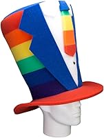 Vista 34 de FOAM PARTY HATS: Pride Hats Pride Rainbow Wide Top
