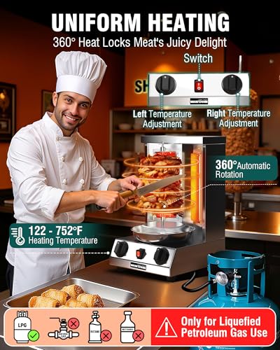Commercial Shawarma Grill Machine Vertical